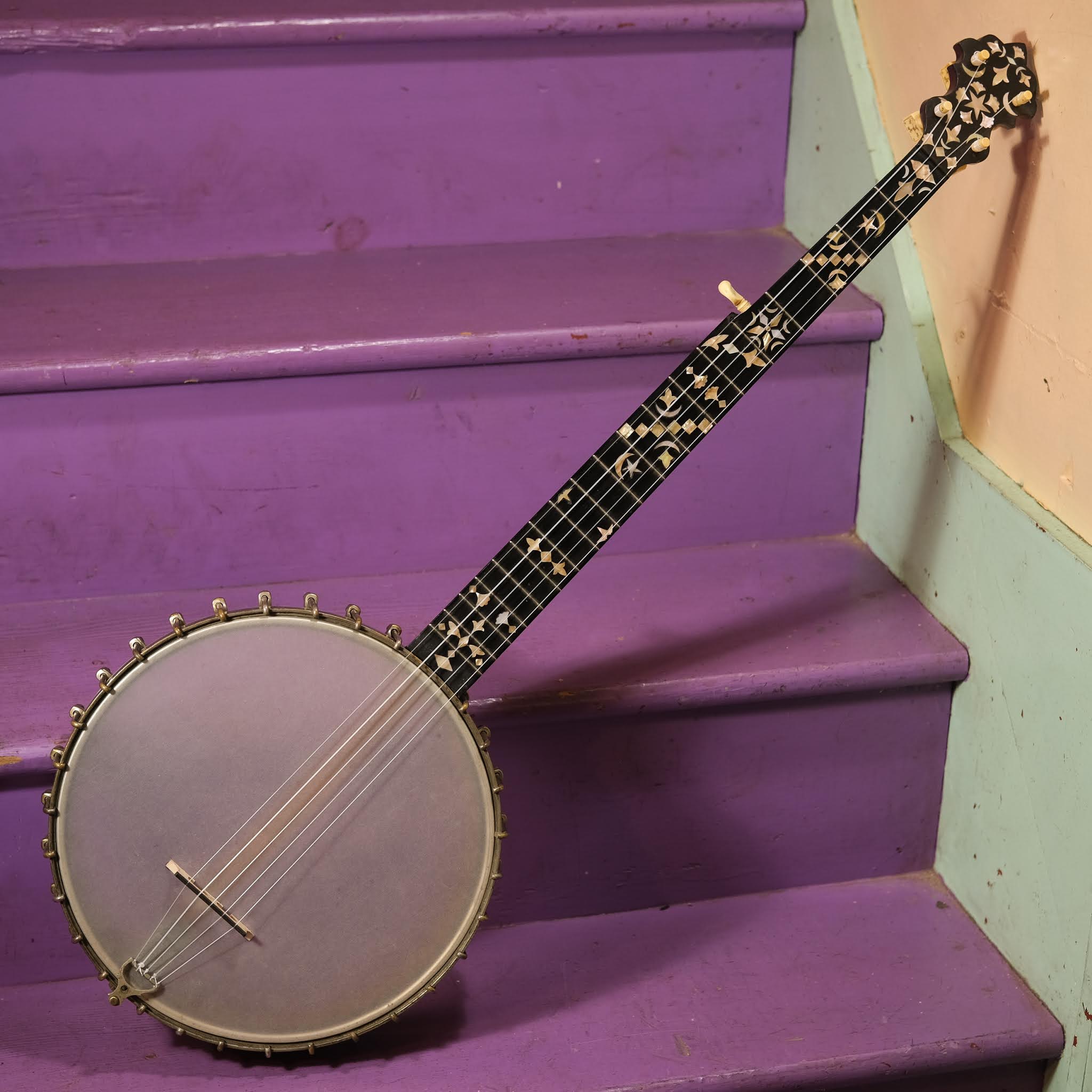1894 SS Stewart Champion No. 3 Openback 5String Banjo