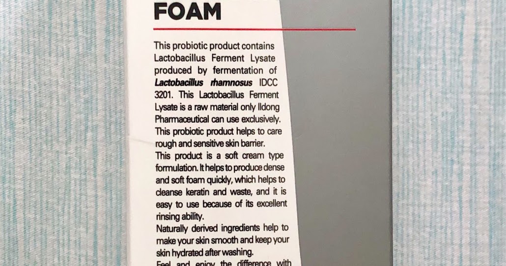 first lab probiotic deep cleansing foam