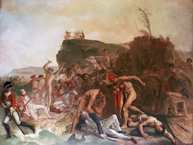 The Death of Captain James Cook, 14 February 1779 by Johann Zoffany, 1795