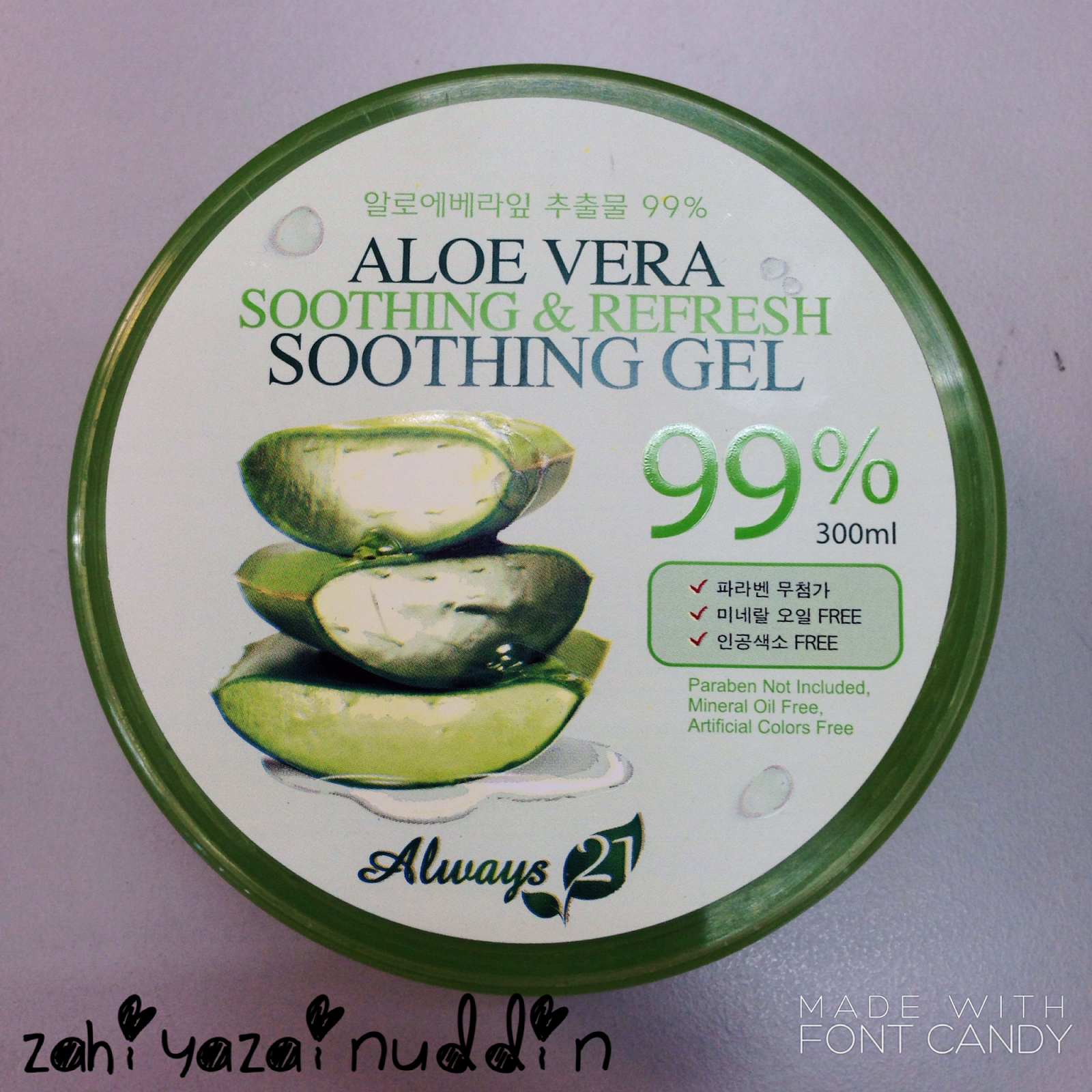 Zahiya Zainuddin Find My Happiness KEBAIKAN ALOE VERA