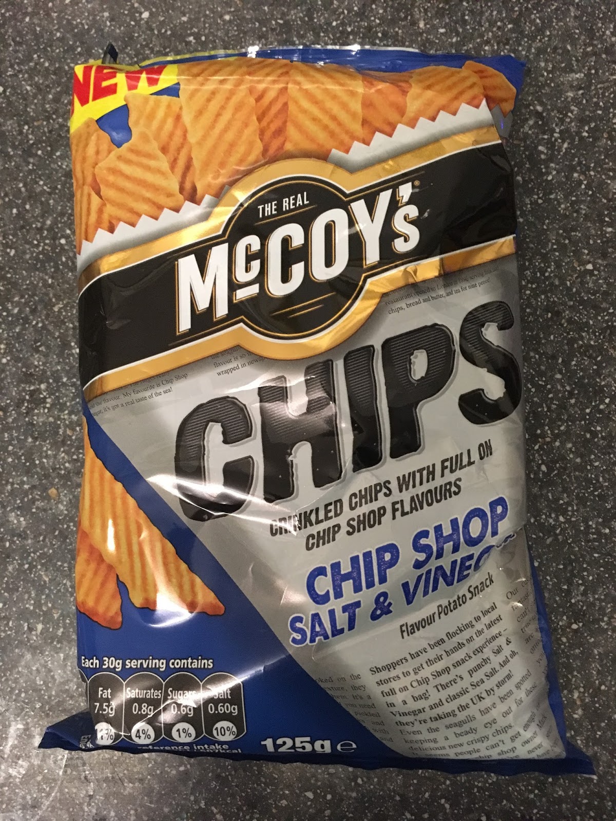A Review A Day Today's Review McCoy's Chip Shop Salt & Vinegar Chips