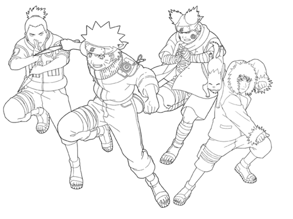 naruto coloring pages images of tracing - photo #49