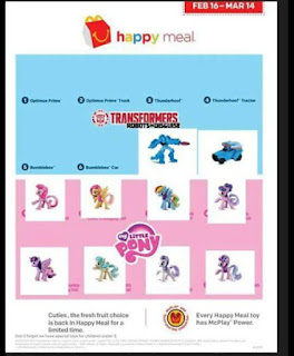 New MLP Happy Meal Figures Coming February 2016