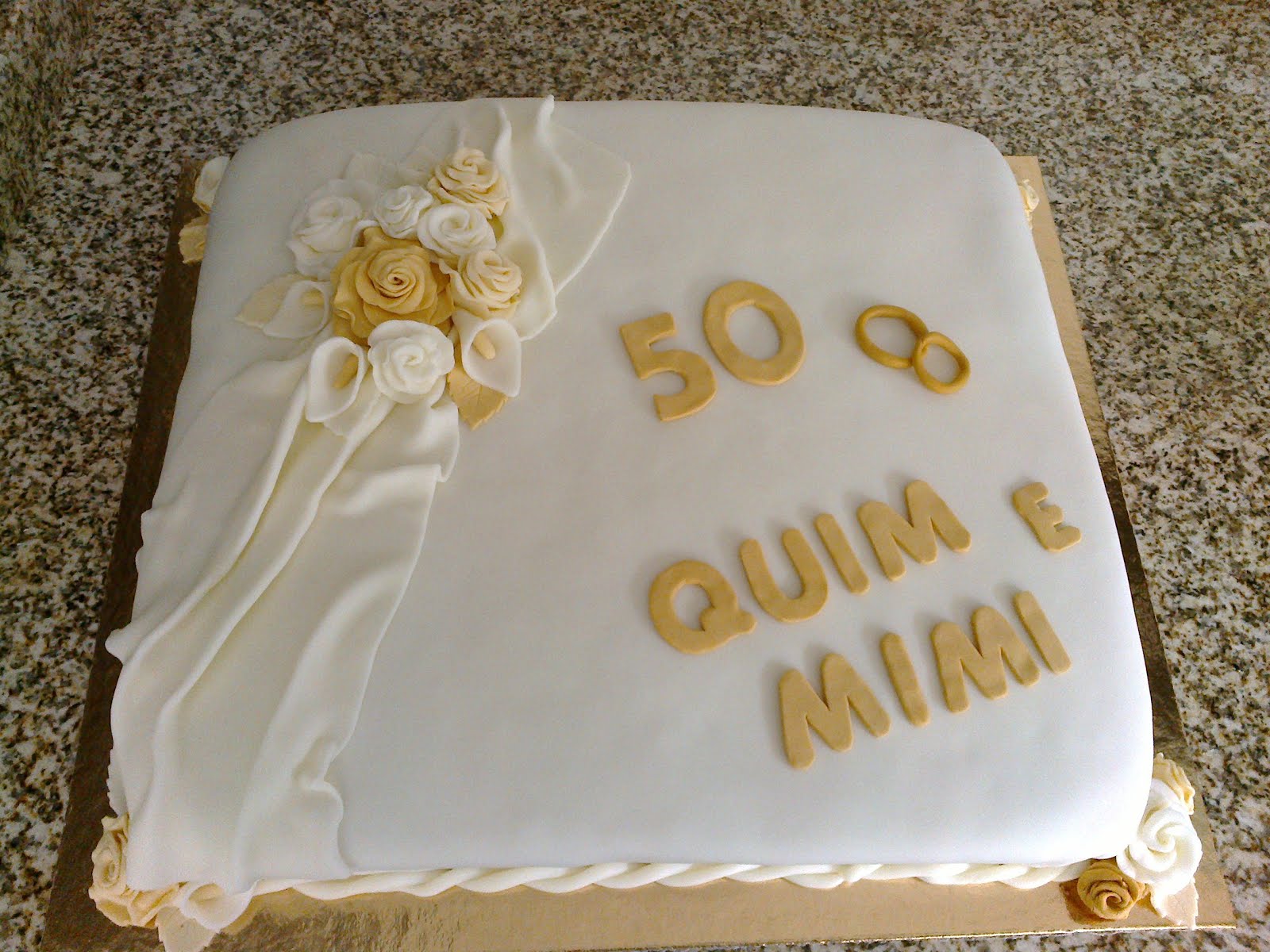 Guloso qb Bolo bodas de ouro 50 anos de casados