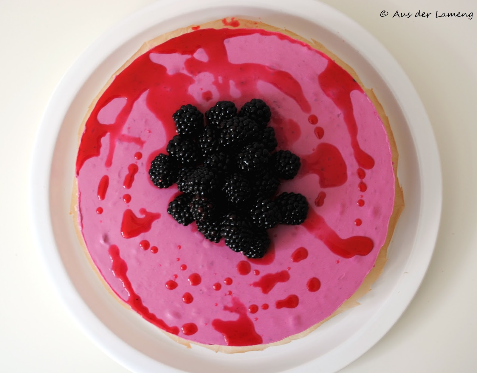 Brombeer-Mascarpone-Torte – No bake – Aus der Lameng