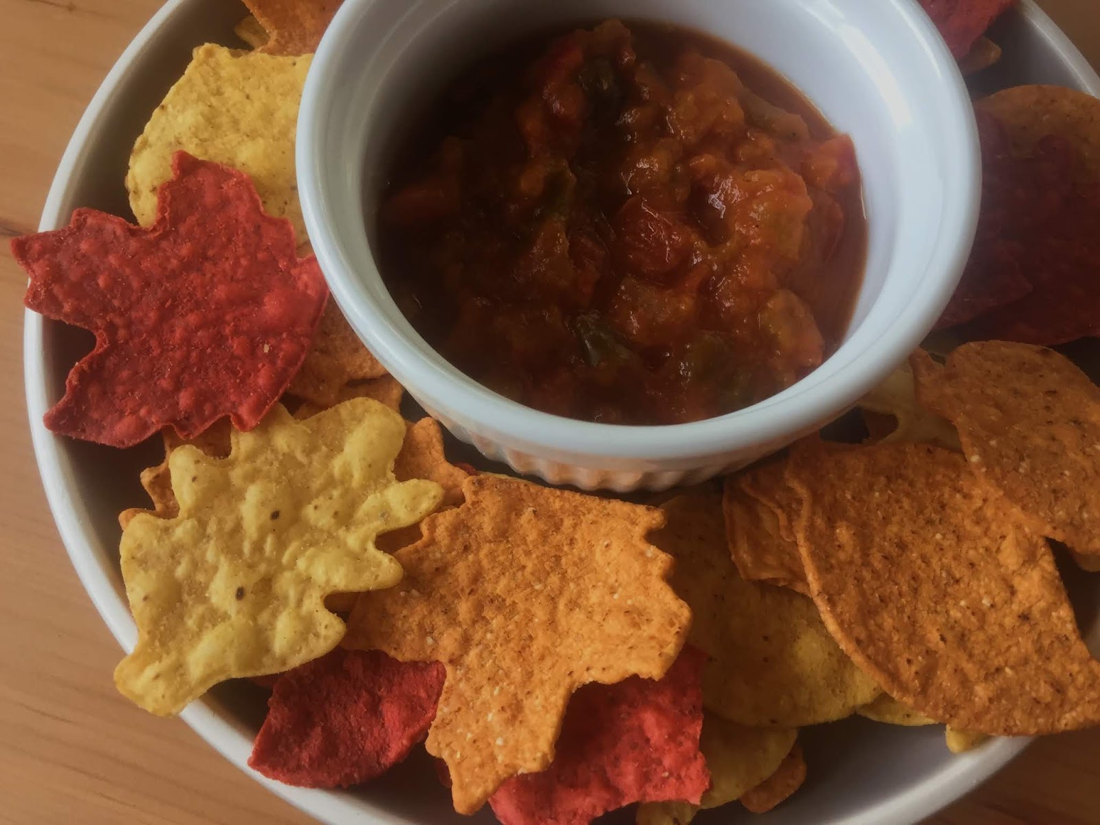 Trader Joe's Fall Leaf Corn Tortilla Chips