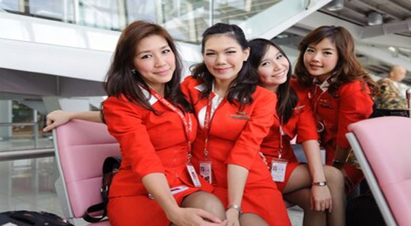 Air Asia stewardess