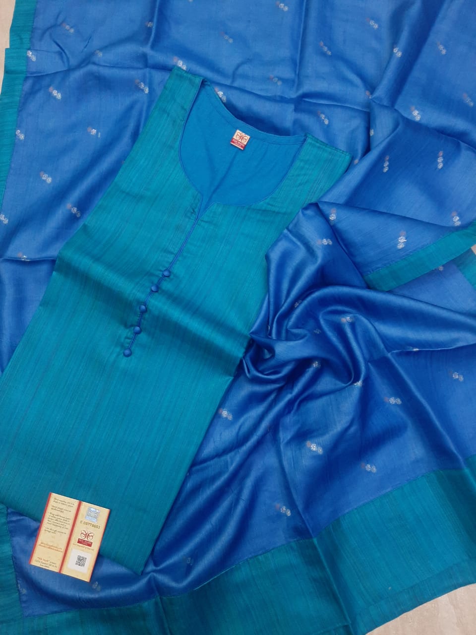 Pure tusser silk suits