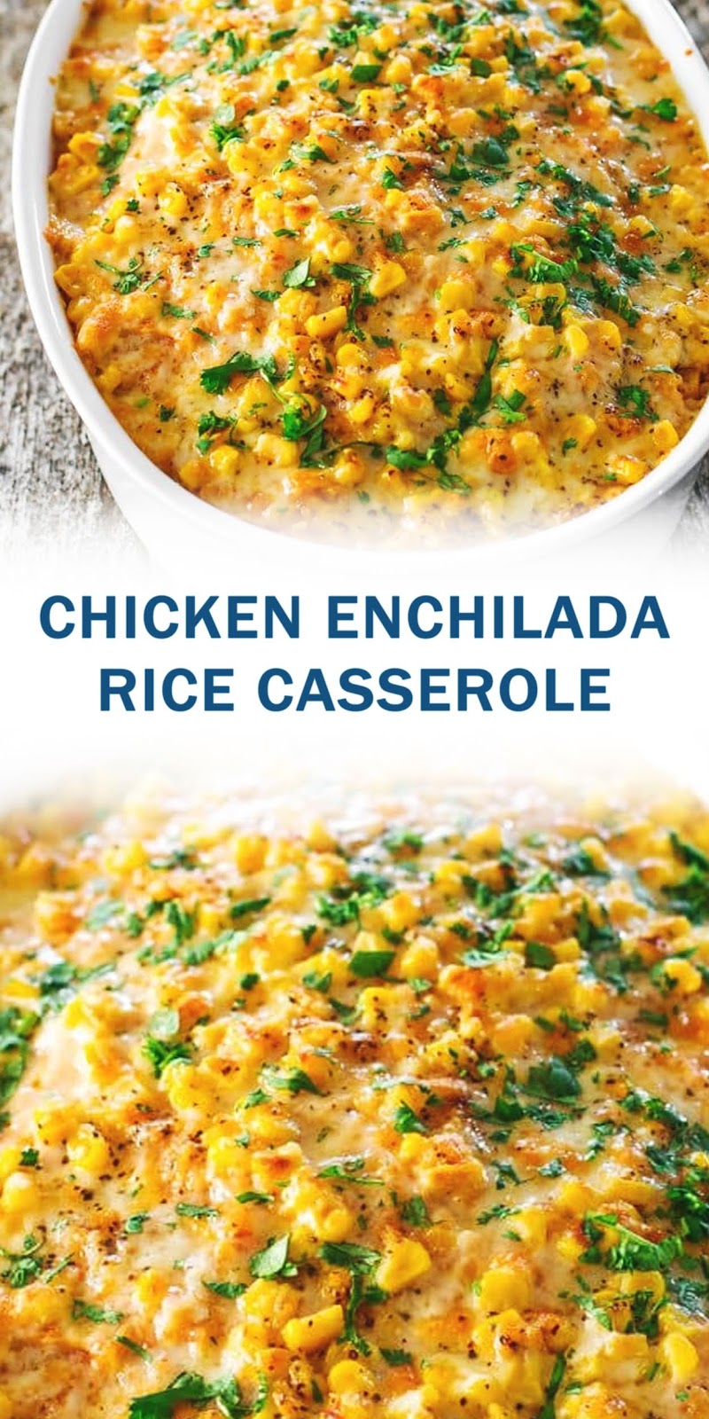 CHICKEN ENCHILADA RICE CASSEROLE 3 SECONDS