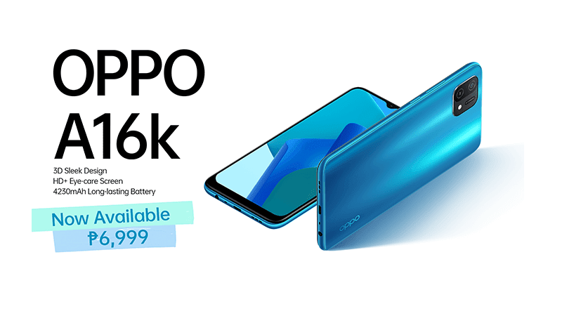 OPPO A16K with Helio G35, 4,320mAh battery is now in the Philippines—priced at PHP 6,699!