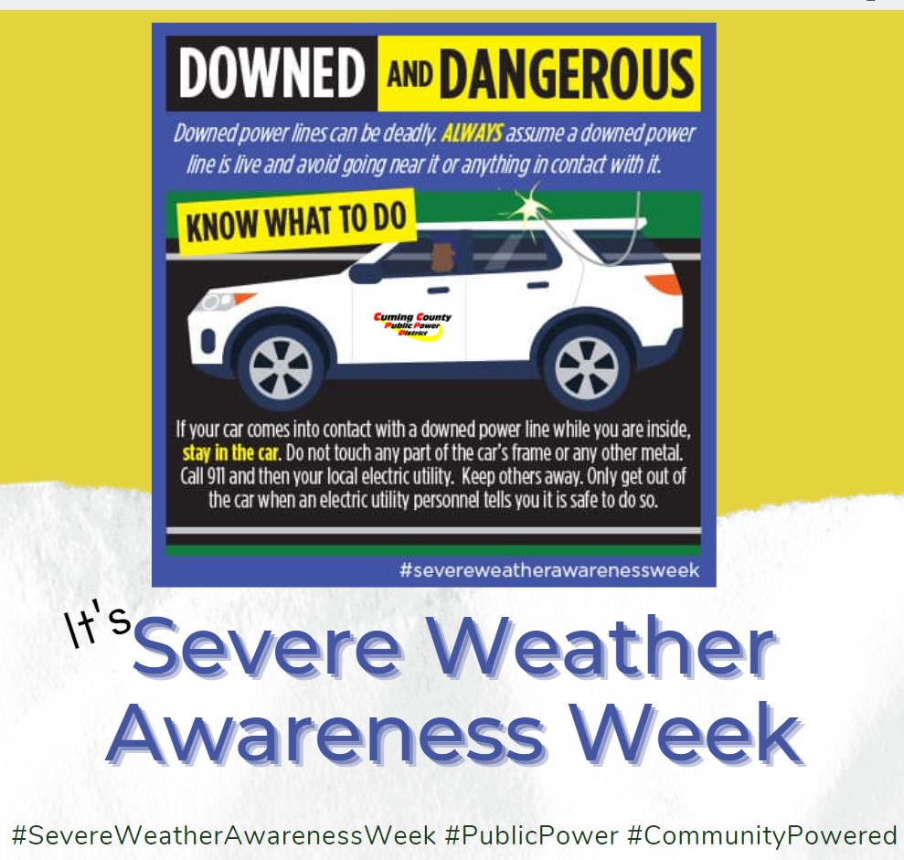 Cuming County PPD Severe Weather Awareness Week