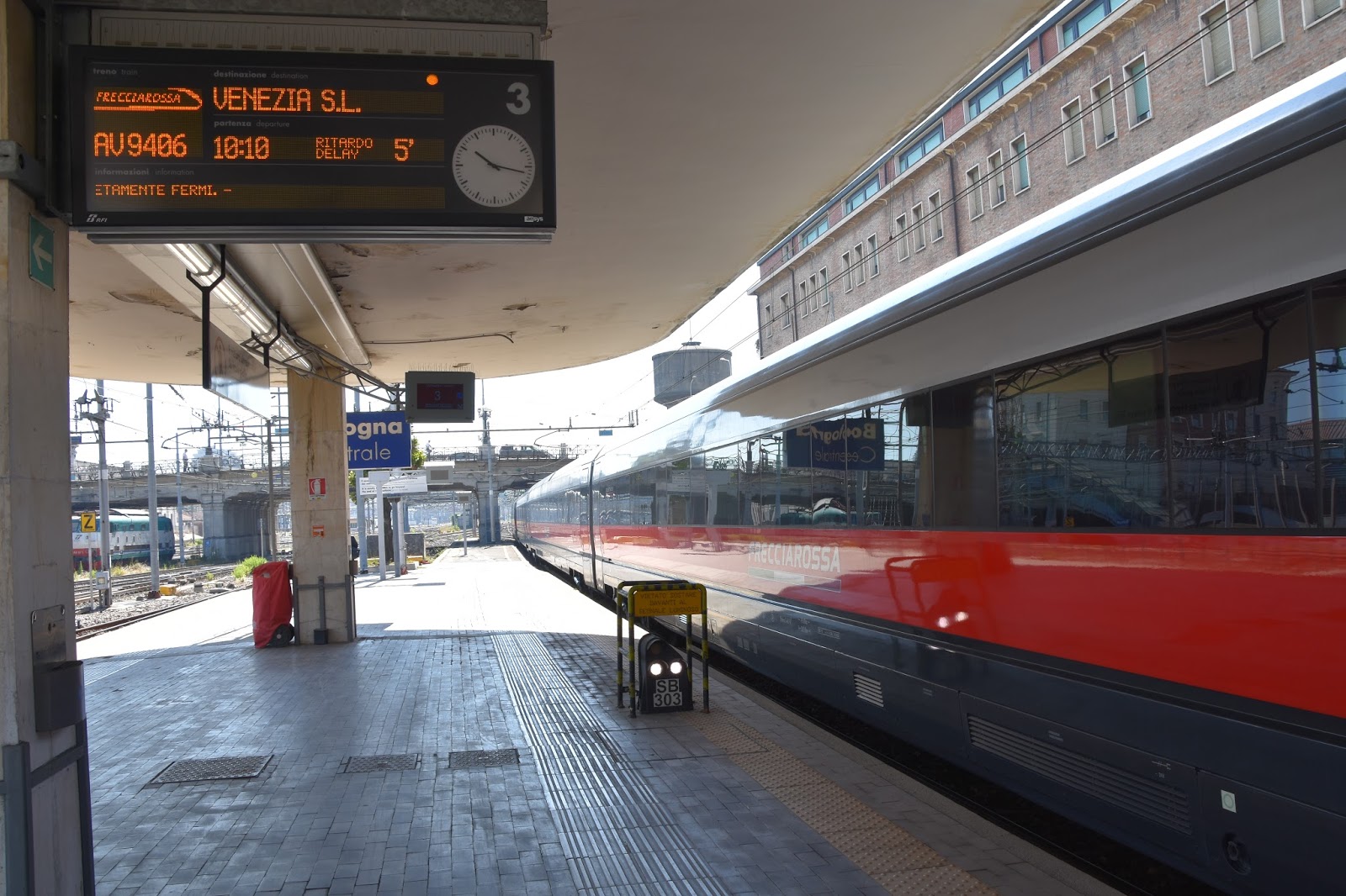 Trains and other things Bologna to Venice to Vienna