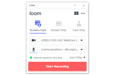 برنامج تسجيل الشاشة Loom