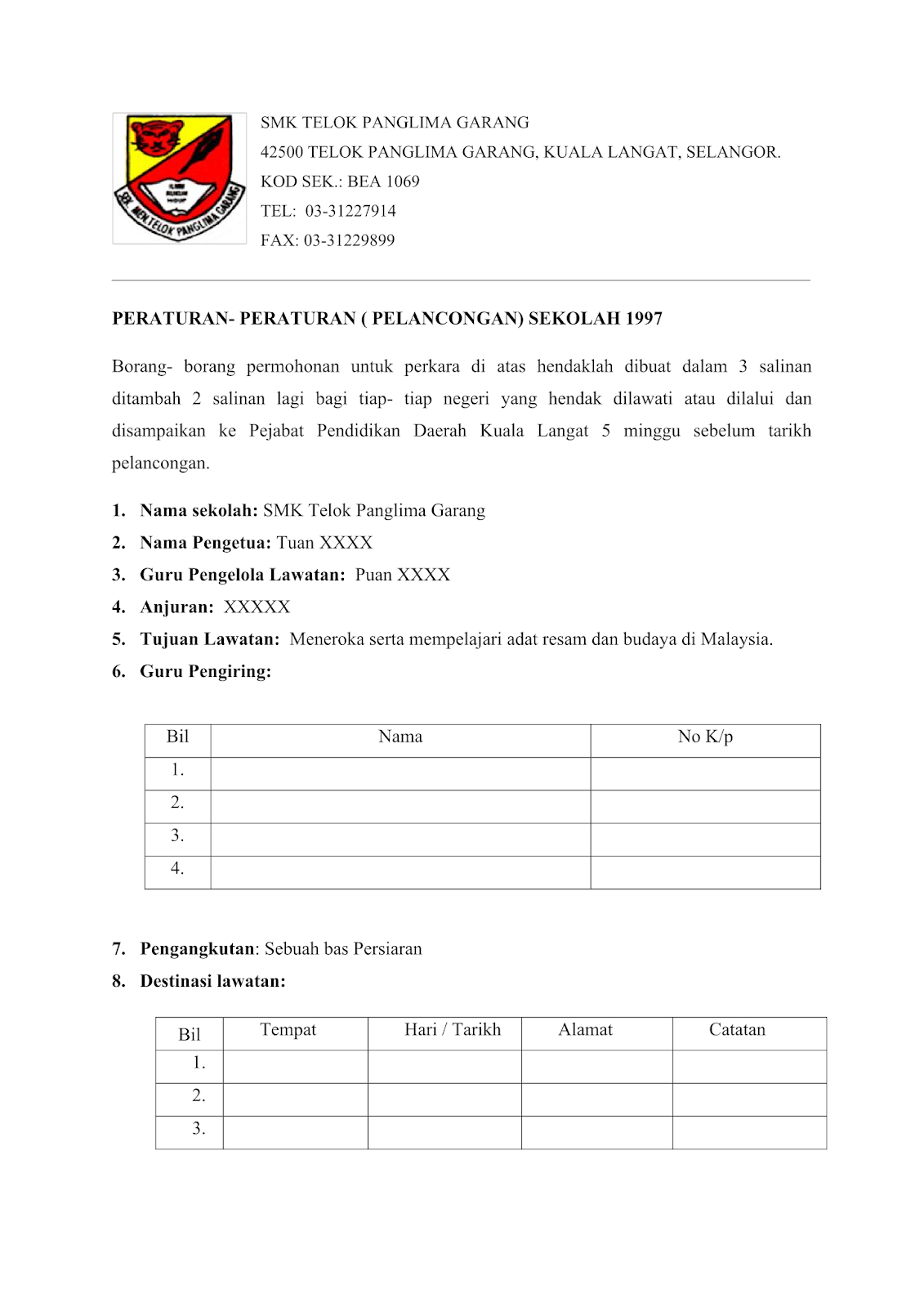 Kertas Kerja Memohon Sumbangan Dana / SURAT MEMOHON SUMBANGAN DARIPADA