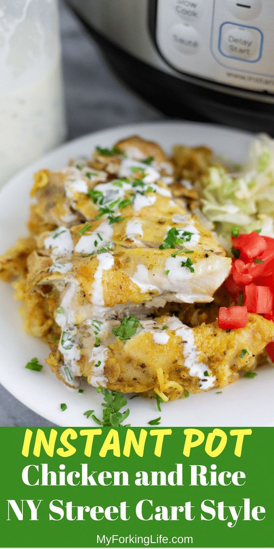 Instant Pot Chicken and Rice (NY Street Cart Style) Recipe 22