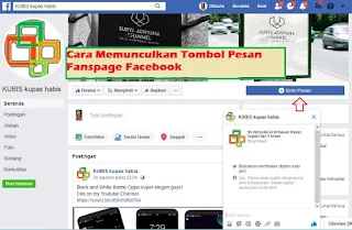 Cara Memunculkan Tombol Pesan Fanspage Facebook