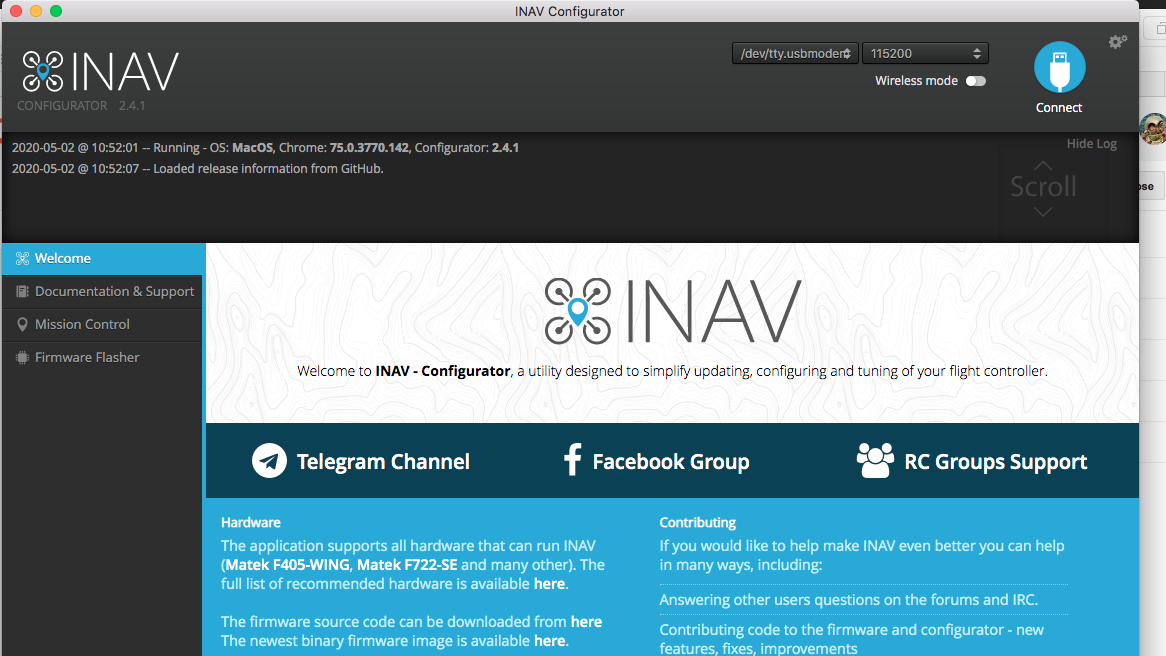 Newton Airlines: INAV Basics (pre version 3) - FAQs, Firmware and