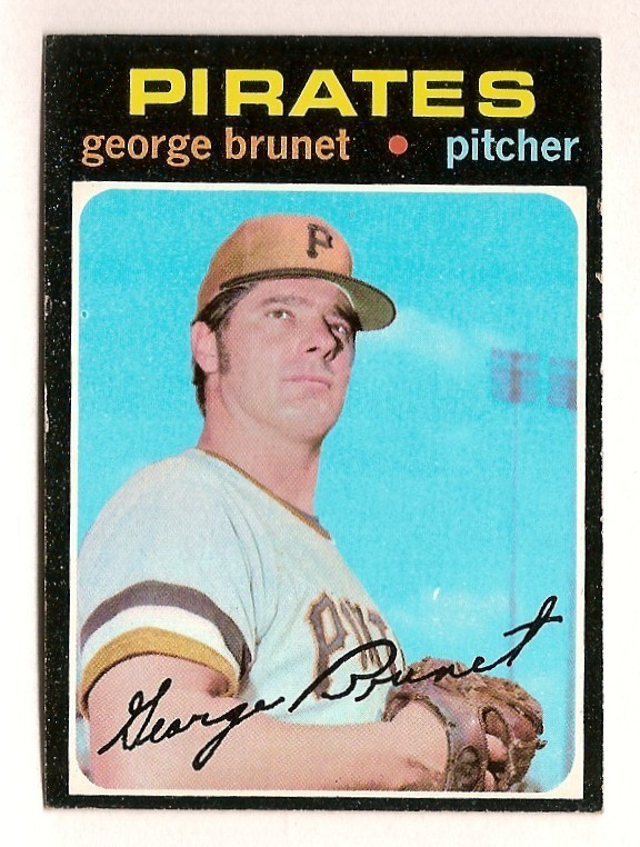 George Brunet 1971 baseball card
