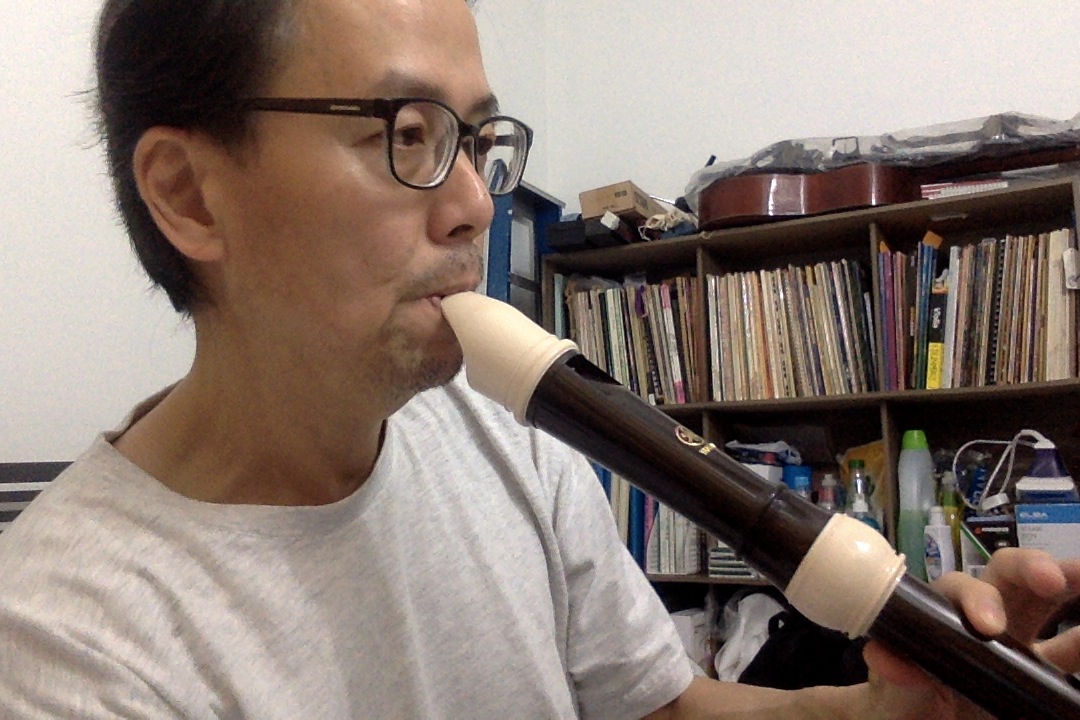 Learning Tenor Recorder 5. How to play tenor recorder Blowing and