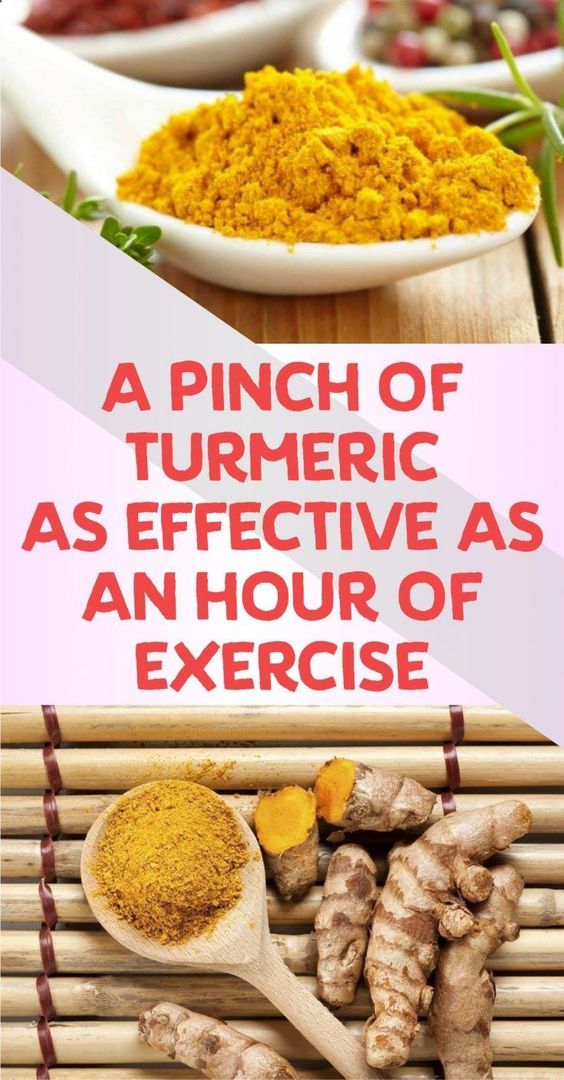 STUDY A Pinch of Turmeric as Effective as an Hour of Exercise