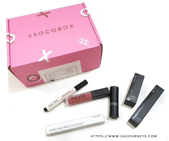 SOCOBOX x Note Cosmetics