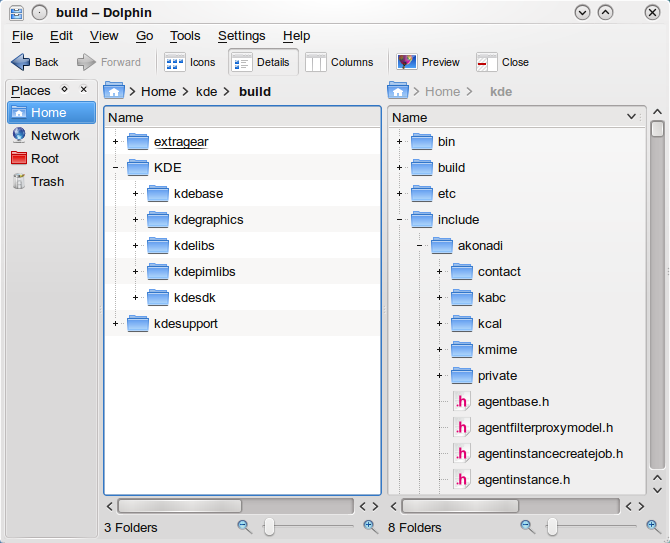 Dolphin, file manager predefinito per KDE 4 facile da usare. Ubuntulandia