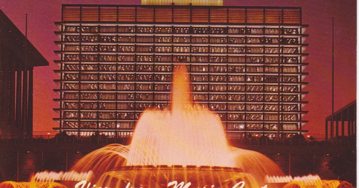 POSTALES INVENTADAS 1791. Department of Water and Power Building, Los