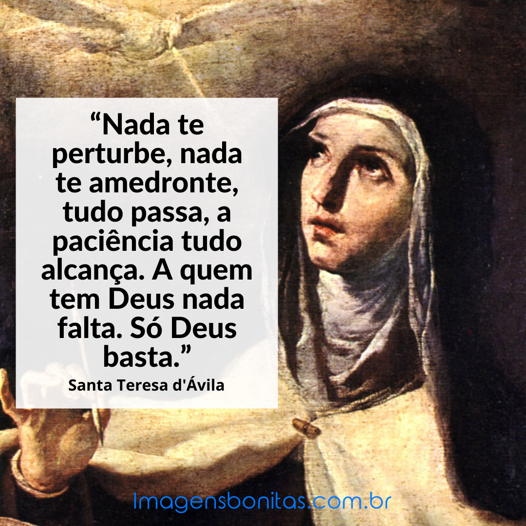 Frase de Santa Teresa d'Ávila Frase de Santa Teresa d'Ávila