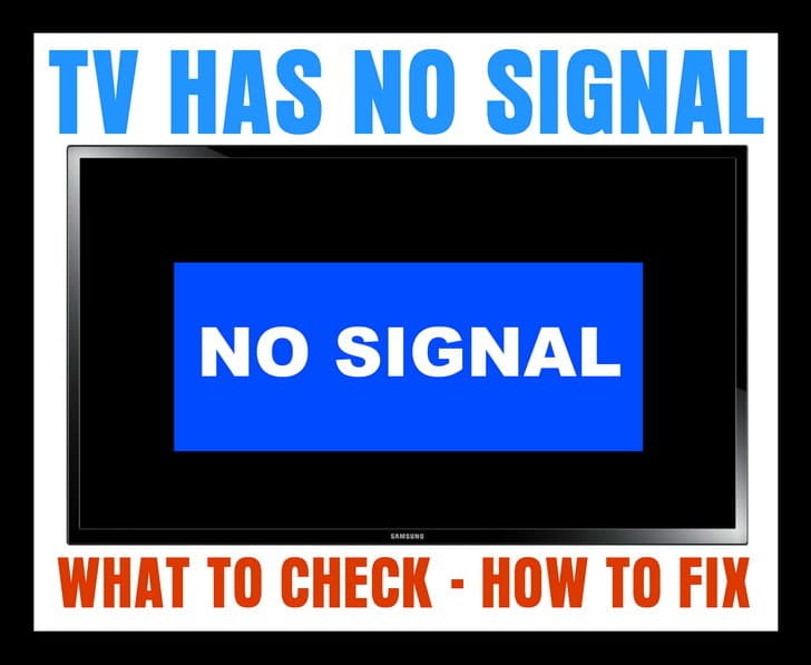 Master Electronics Repair ! TV SAYS NO SIGNAL WHAT TO CHECK HOW TO FIX