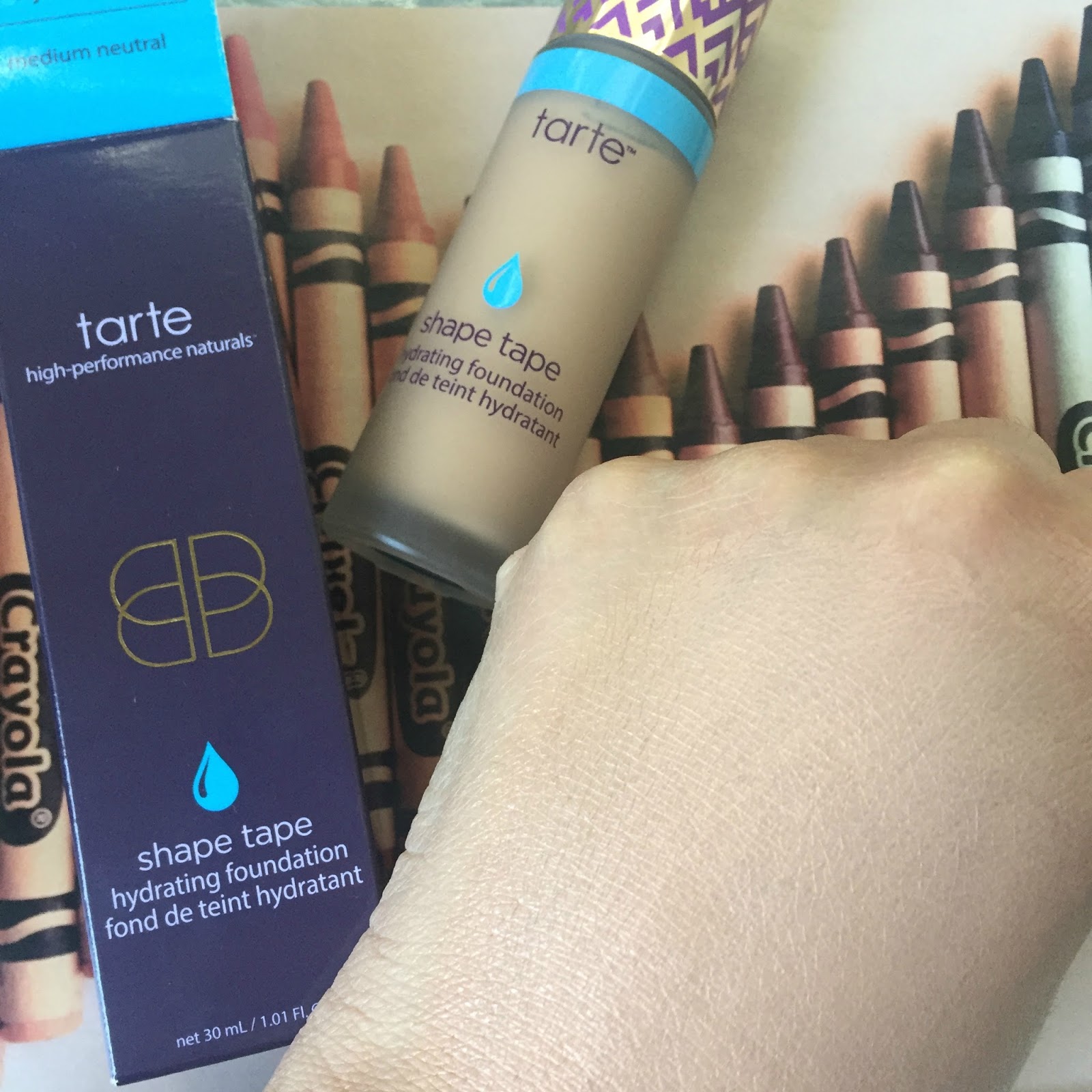 Tarte Shape Tape Hydrating & Matte Foundation in Medium Neutral Review ...