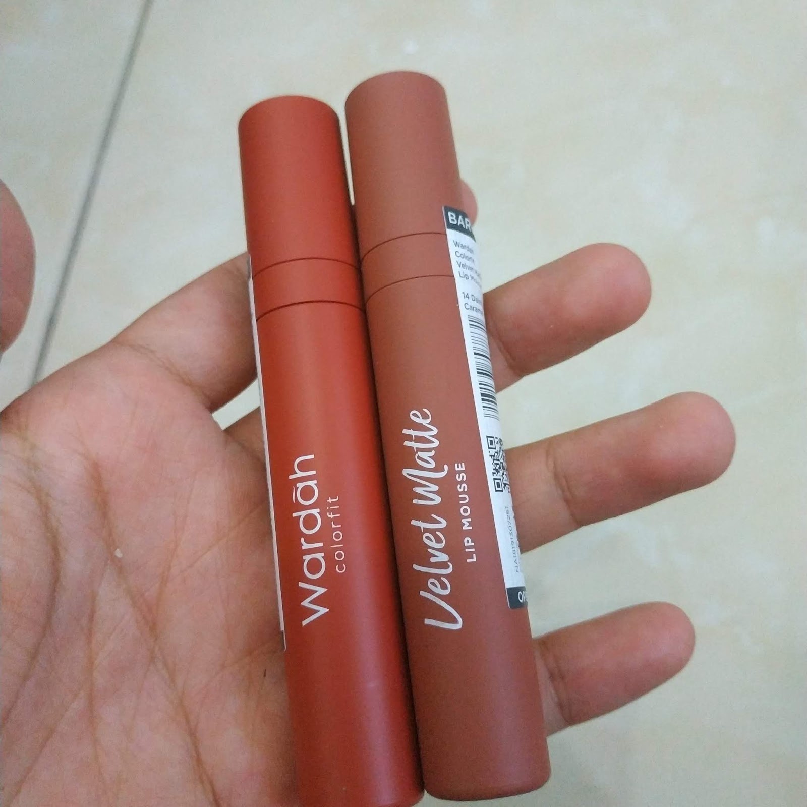 Wardah Velvet Matte Lip Mousse Earthy Tone