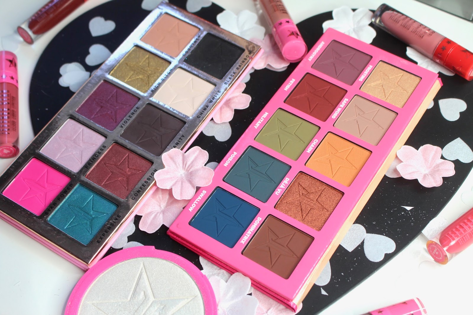 NEW IN: ANDROGYNY PALETTE REVIEW WITH SWATCHES + MY JEFFREE STAR COLLECTION MAKEUP ...