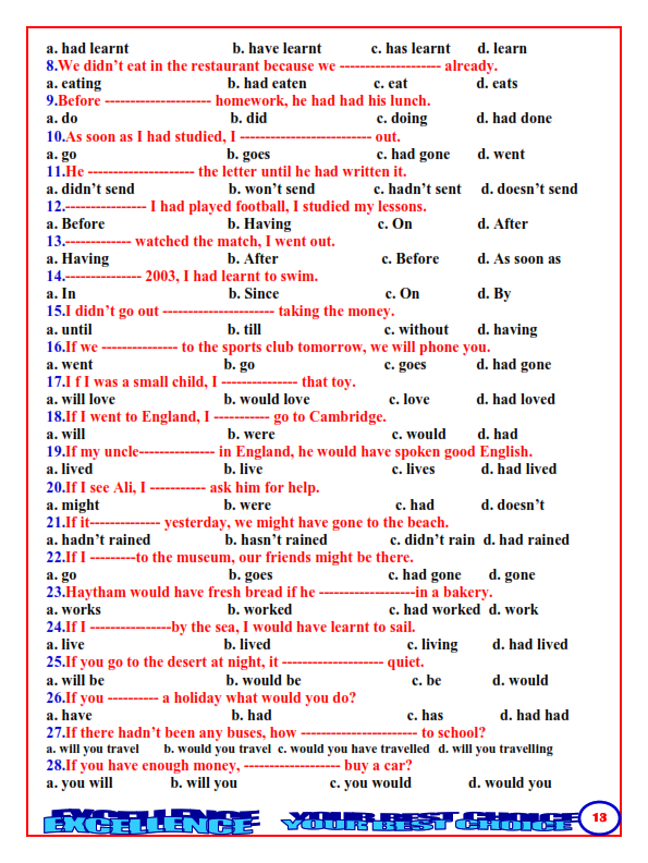 اقوى مراجعة انجليزى للصف الثالث الإعدادى الترم الثانى 0%2B%252814%2529