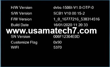 1506t SCB1 Receiver 4MB New Software Download