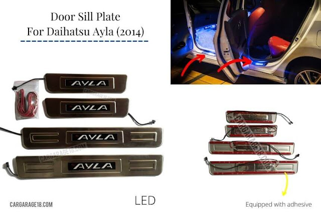 Door Sill Plate LED For Daihatsu Ayla (2014)