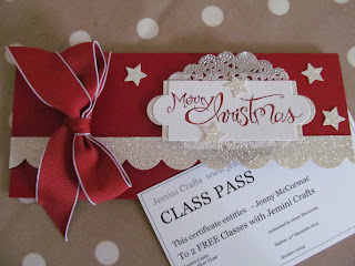 Class Pass for Christmas present