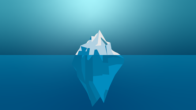 8k pc iceberg wallpaper