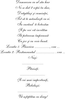 Invitatii Ro Invitatii De Nunta Si Botez Unicat Ianuarie 2012