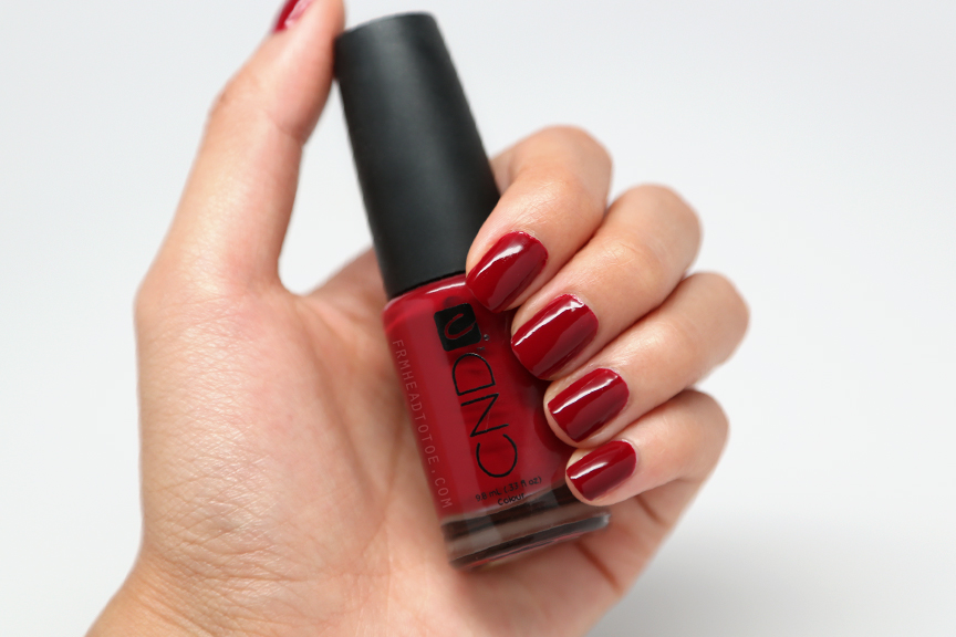 Manicure Monday: CND Indian Rhubarb - From Head To Toe