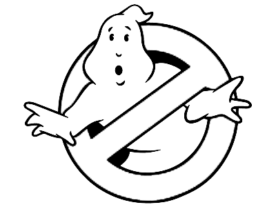 Ghostbusters logo outline for Cricut Design Space
