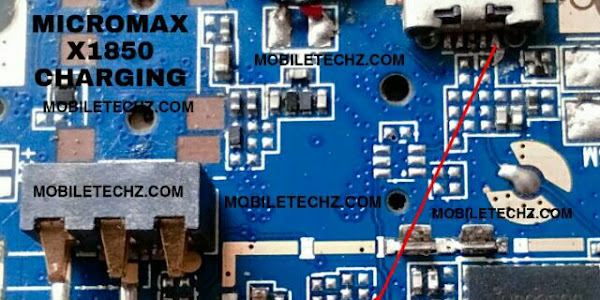 Micromax X1850 Charging Problem Jumper Solution