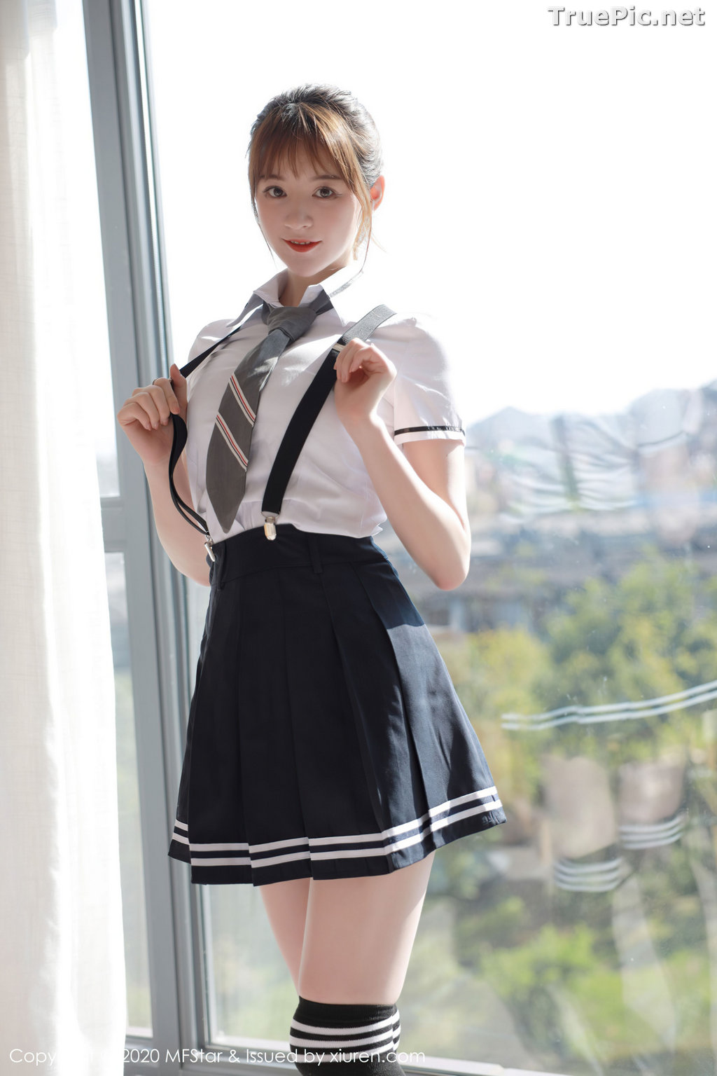 Image MFStar Vol.390 - Chinese Model - yoo优优 - Sexy Student Uniform - TruePic.net - Picture-26