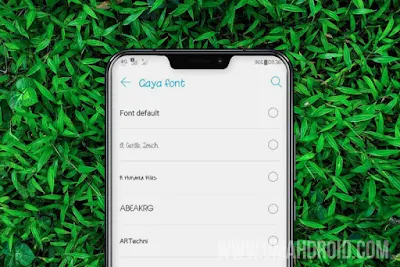 Mengganti Gaya Font Asus Zenfone 5 Tanpa Root