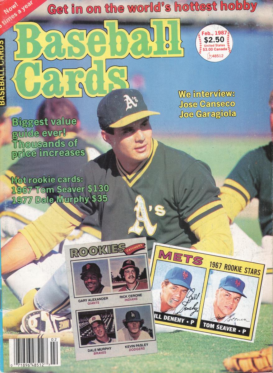 Clyde's Stale Cards 1987 Baseball Cards Magazine Index