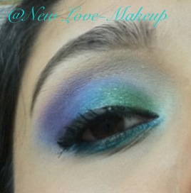 Blue Green Eye Makeup