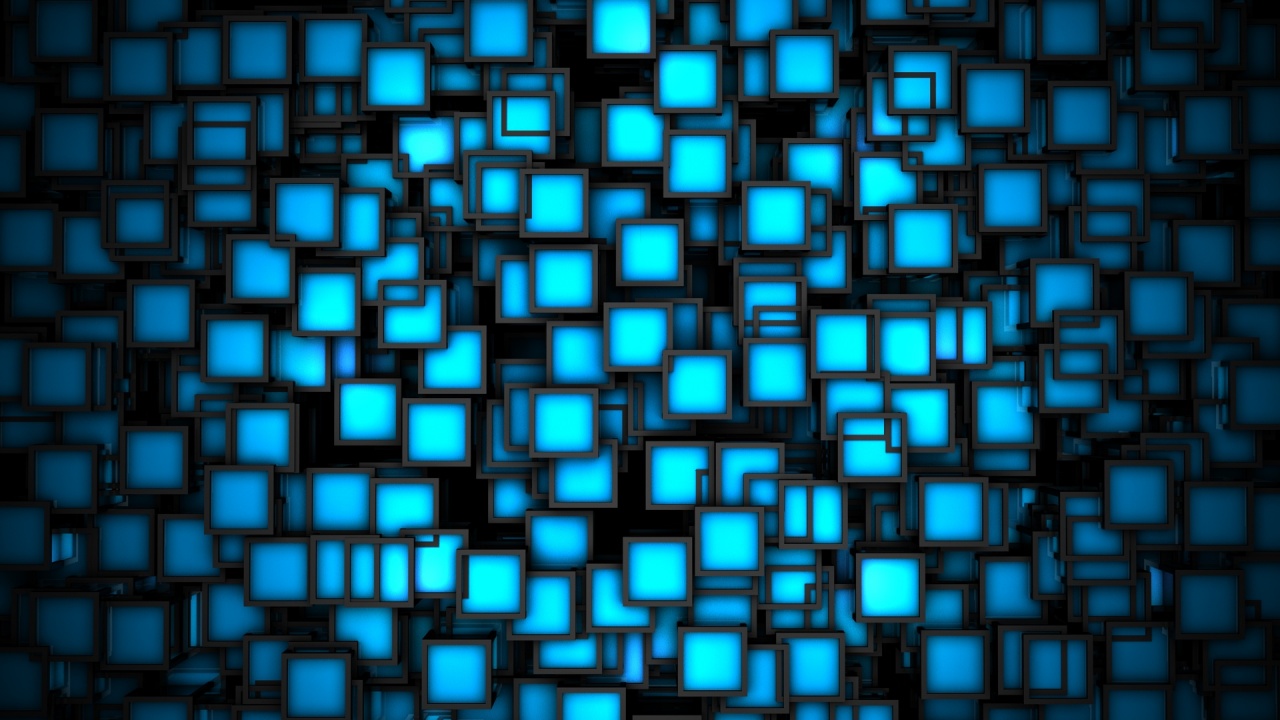 Wallpaper: Blue cubes | The Tech Next