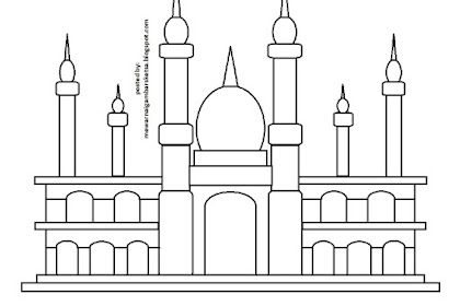 Gambar Mewarnai Masjidil Haram