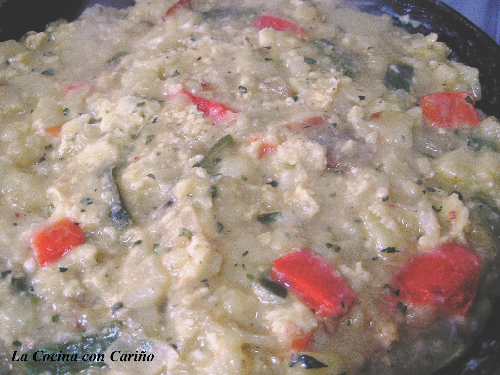 TORTILLA DE PATATAS Y VERDURAS