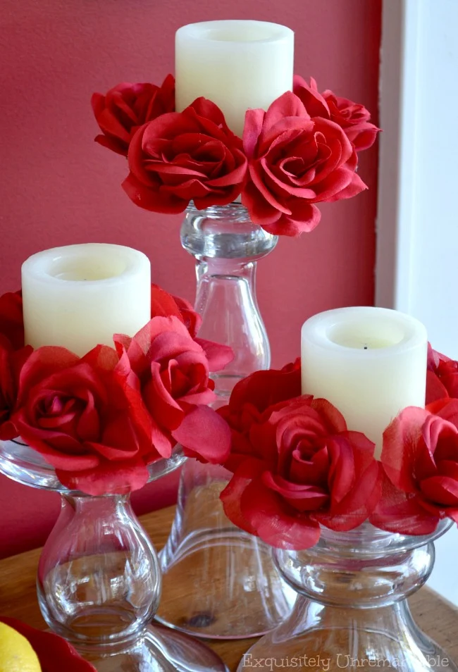 Floral Candle Rings
