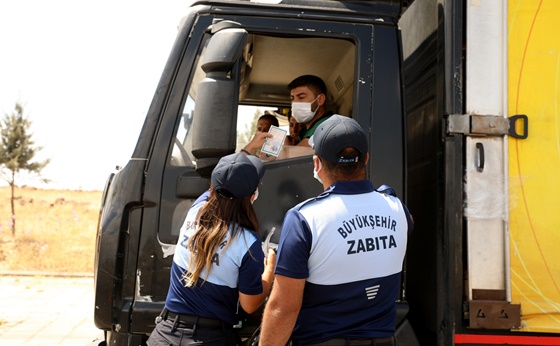 Diyarbakır Büyükşehir Belediyesinden ağır tonajlı araçlara sıkı denetim